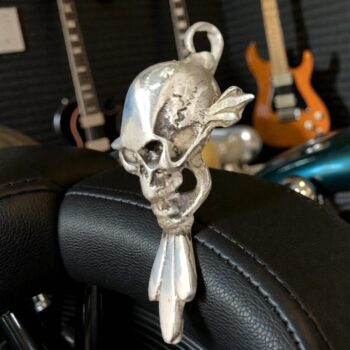 Dije Calavera De Plata 3,5 X 2,5 Cm 7 Gr Art 996