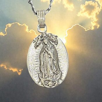 Dije Virgen De Guadalupe 3 X 2 Cm 8,4 Gr Art 1154