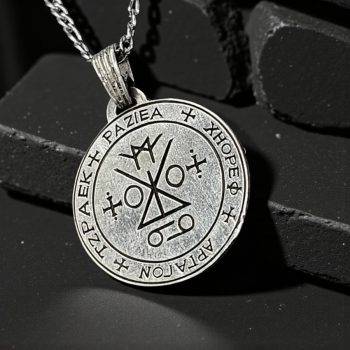 Dije Sello Arcangel Raziel En Plata 4 X 3 Cm 9 Gr Art 1257