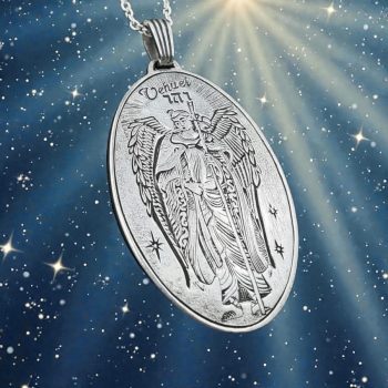 Dije Sello Angel Vehuel Vav He Vav Plata 3 Cm 8 Gr Art 1258