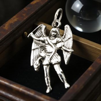 Medalla Arcangel Miguel En Plata 2,5 X 1,5 Cm 2,6 Gr Art 557