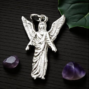 Medalla Arcangel Gabriel Plata 2,5 X 1,5 Cm 2,6 Gr Art 562