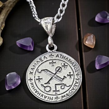 Sello Arcangel Chamuel En Plata 1,8 Cm 3,4 Gr Art 680