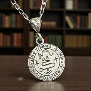 Medalla Sello Arcangel Jofiel En Plata 2 Cm 3,2 Gr Art 718