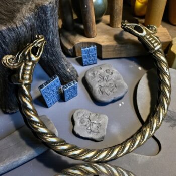 Brazalete Fenrir Vikingo En Bronce Art 01