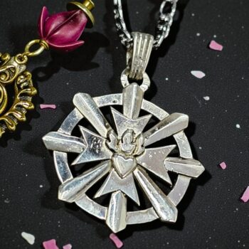 Dije Trisignia Metafisica En Plata 3 Cm 10 Gr Art 1580