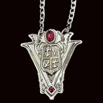 Dije Twilight Escudo Vulturi Crepúsculo En Plata Art 1592