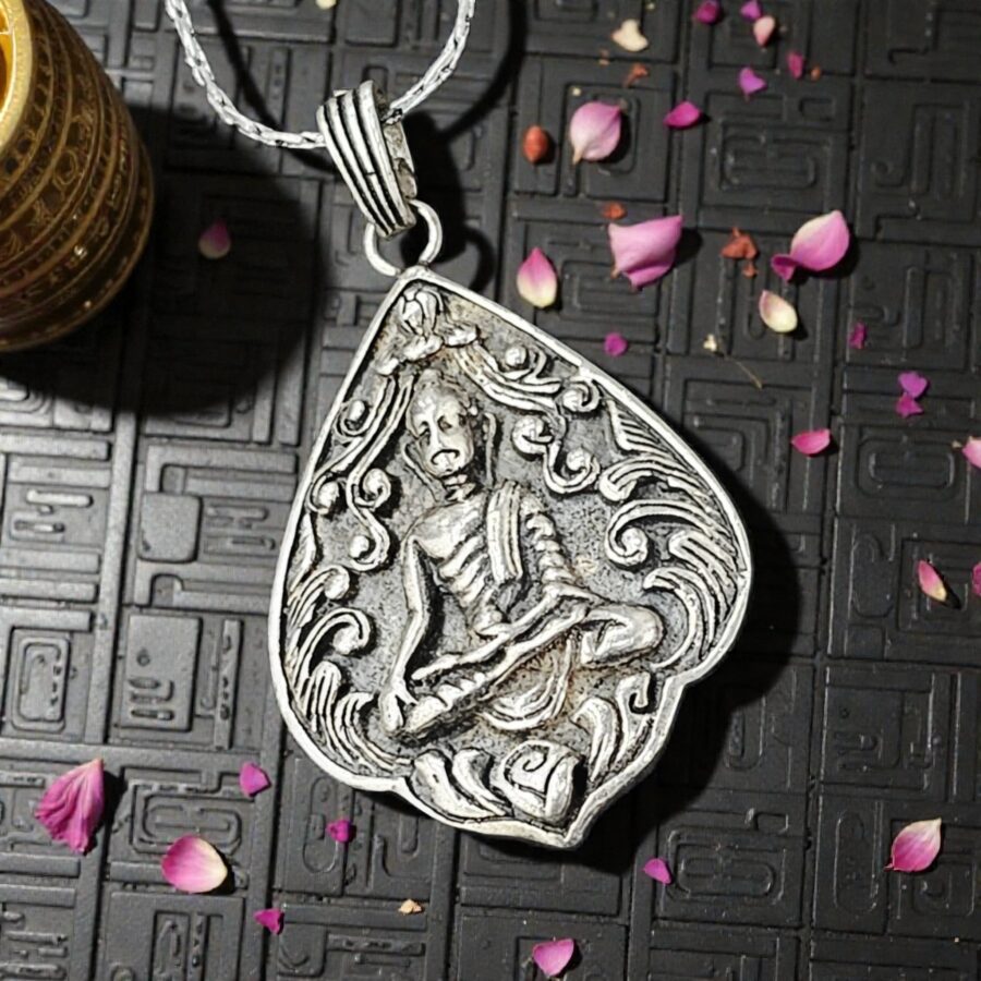 Dije Buda En Plata 4 X 3 Cm 22 Gr Budismo Art 1622