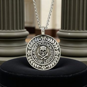 Dije Masonico Virtus Junxit 4 X 3 Cm En Plata 12 Gr Art 303