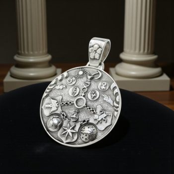 Dije Masonico Formula Vitriol 6 X 4 Cm Plata 31 Gr Art 304