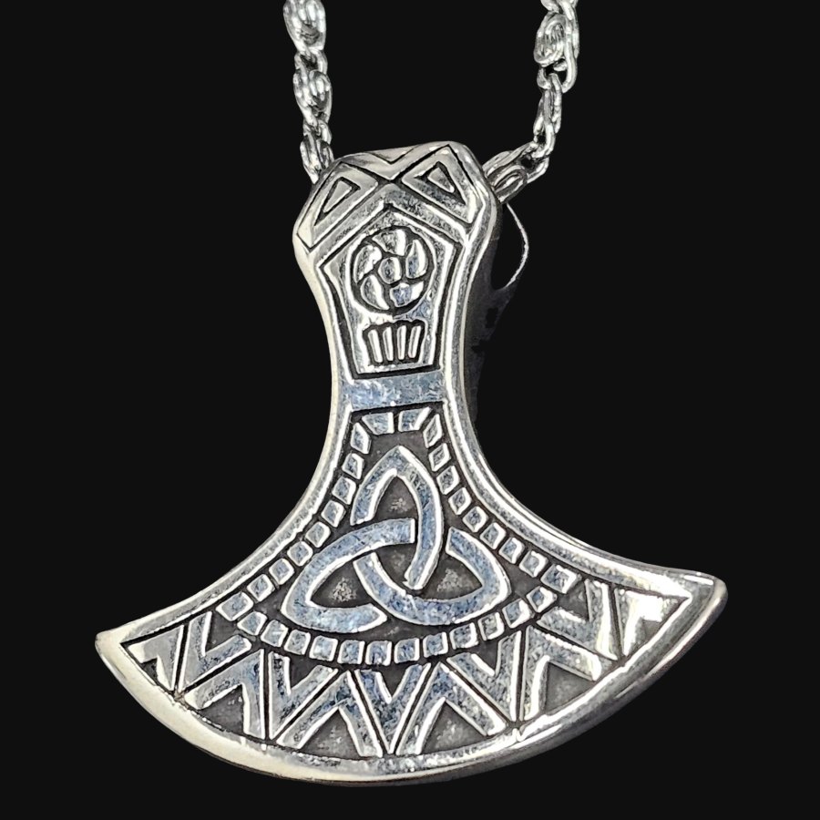 Mjolnir Martillo De Thor Vikingo Plata 3 Cm 14 Gr Art 1650 - Imagen 2