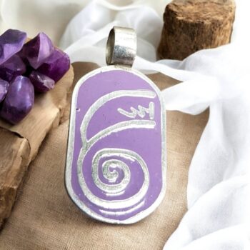 Dije Reiki Dai Ko Myo Tibetano Esmalte 3,5 X 1,7 Cm Art 756