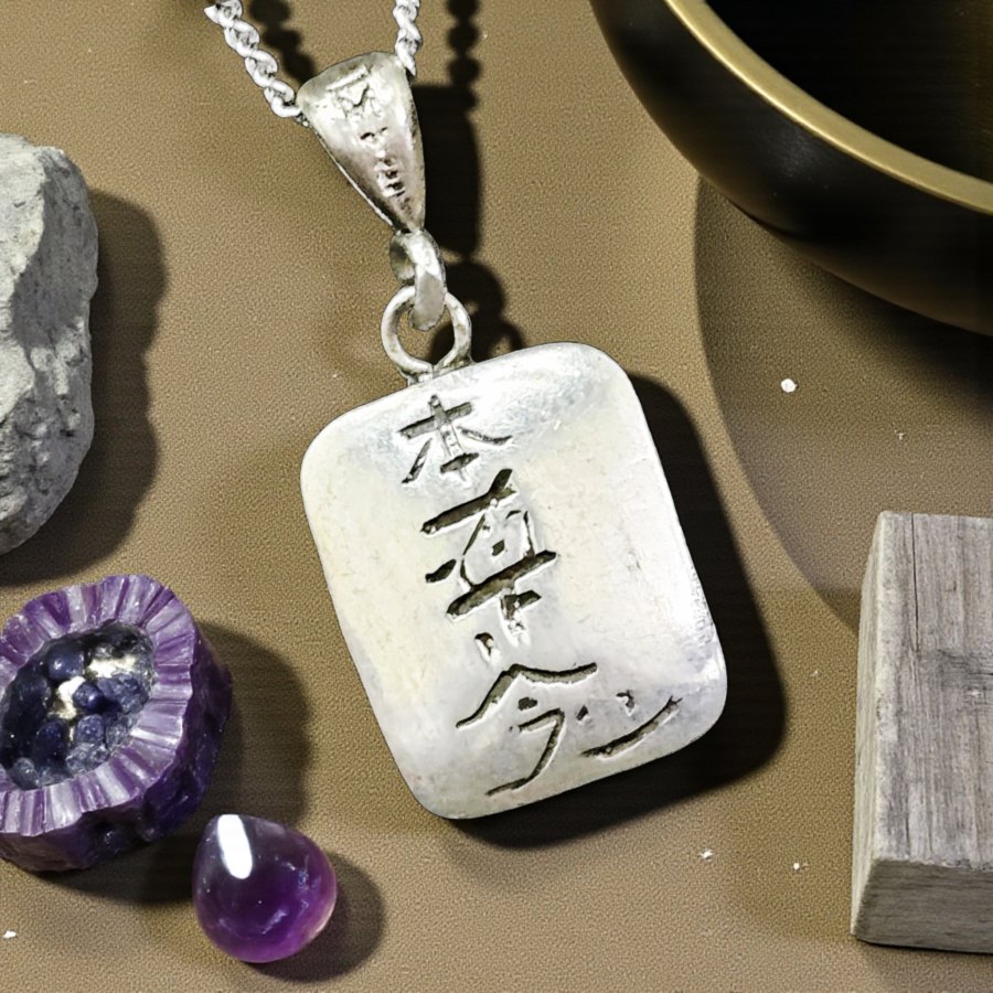 Dije Reiki Honshazeshonen Plata 2,5 X 1,5 Cm 5,5 Gr Art 914