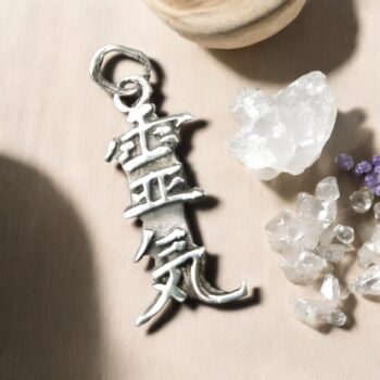 Dije Palabra Reiki Usui En Plata 2 Cm 1,2 Gr Art 967