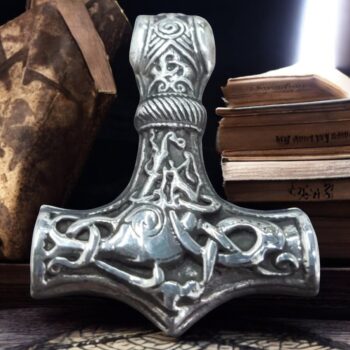 Mjolnir Martillo De Thor Vikingo En Plata 4 Cm 38 Gr Art 110