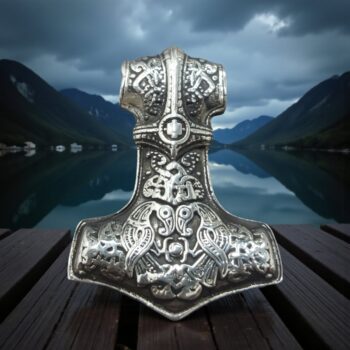 Mjolnir Martillo De Thor Vikingo En Plata 4 Cm 25 Gr Art 111