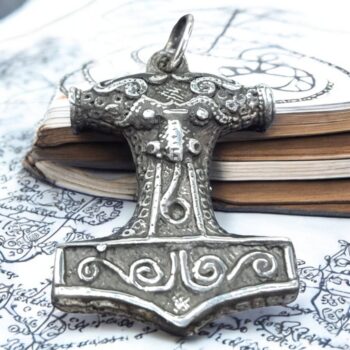 Mjolnir Martillo De Thor Vikingo En Plata 3 Cm 12 Gr Art 113