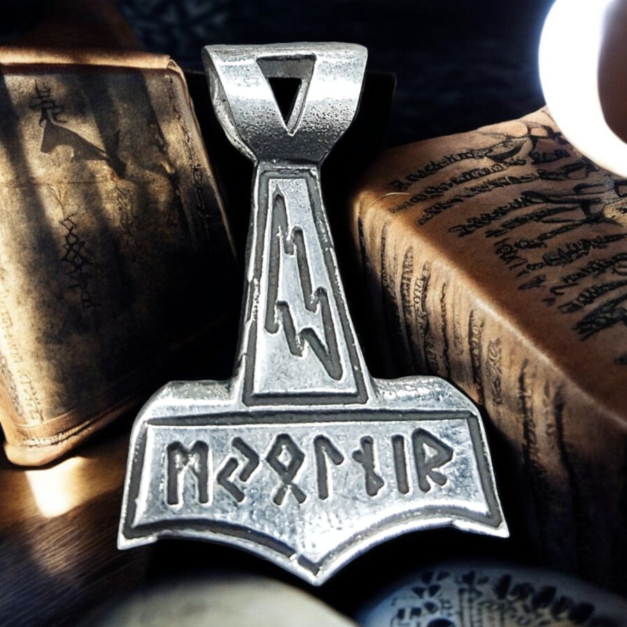 Mjolnir Martillo De Thor Vikingo Plata 3 Cm 5,5 Gr Art 126