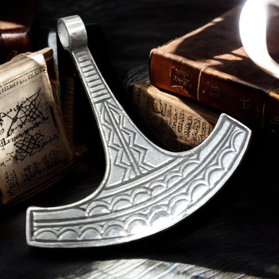 Mjolnir Martillo De Thor Vikingo En Plata 4 Cm 5 Gr Art 132