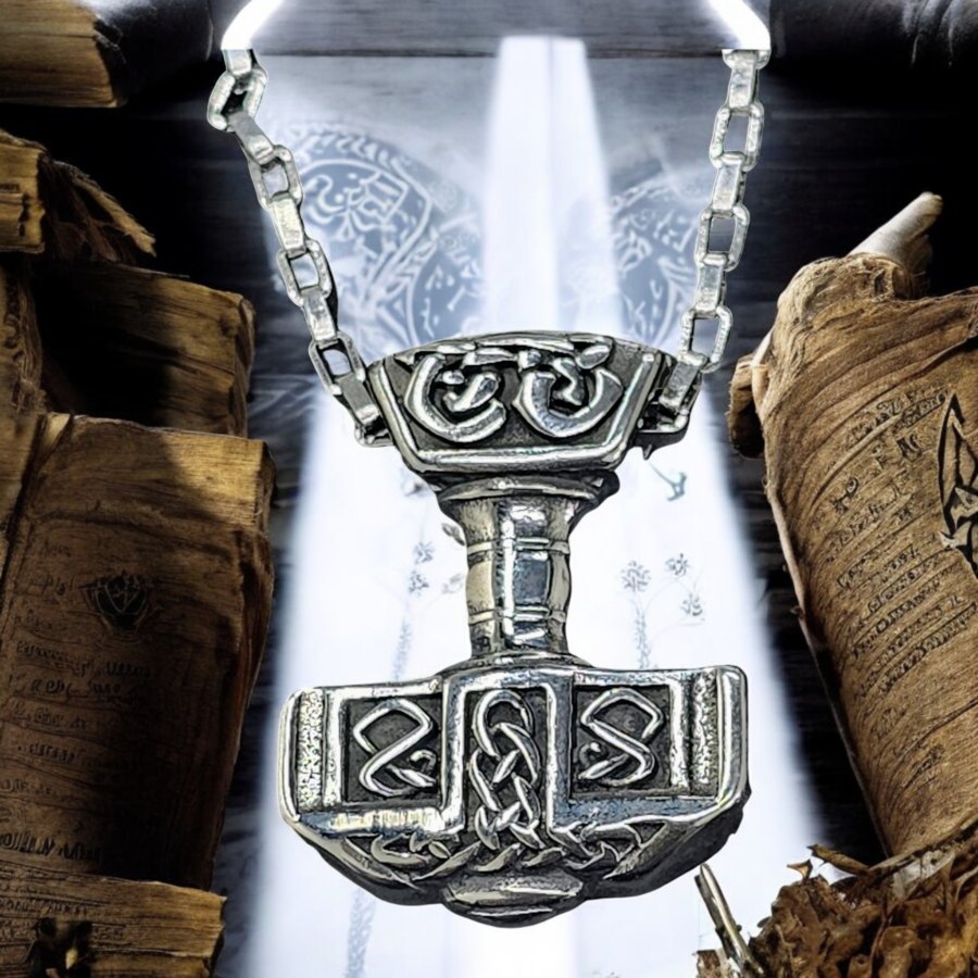 Mjolnir Martillo De Thor Vikingo Plata 3 Cm 33 Gr Art 1644