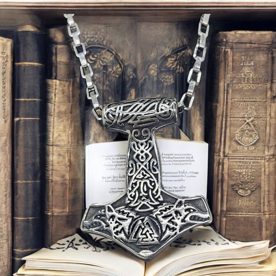 Mjolnir Martillo De Thor Vikingo Plata 3 Cm 16 Gr Art 1647