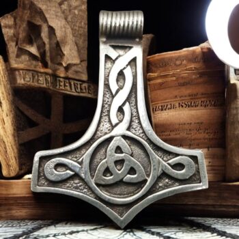 Mjolnir Martillo Thor Vikingo Plata 4 X 3 Cm 7,4 Gr Art 724