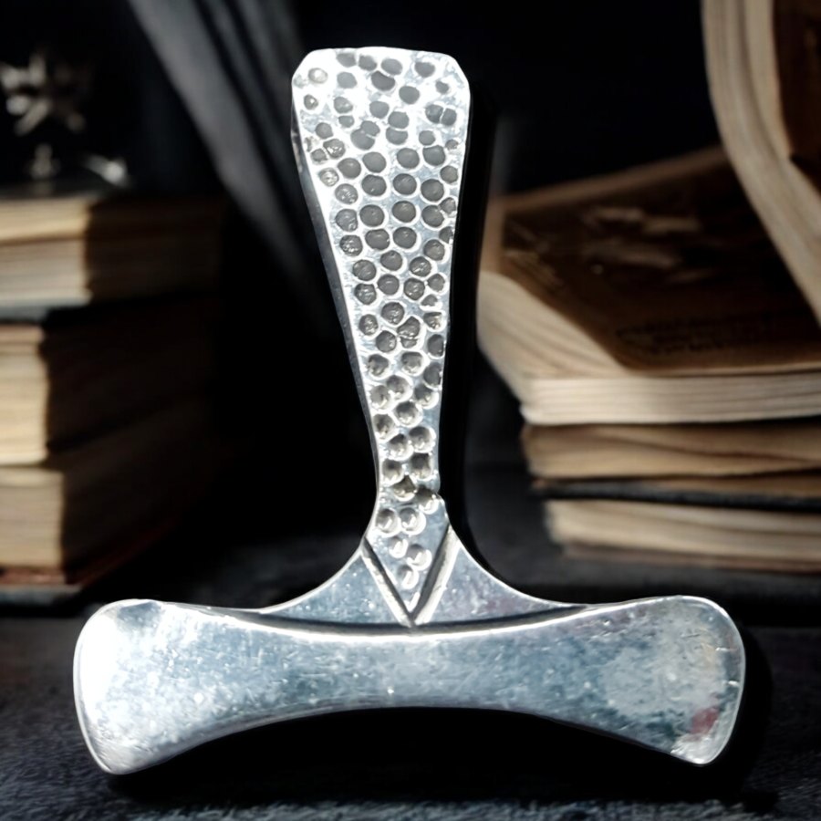 Mjolnir Martillo De Thor Vikingo En Plata 4 Cm 14 Gr Art 98