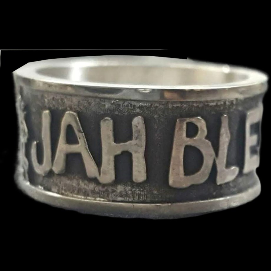 Anillo Leon Judah Rastafari Jah Bless Plata 0.8 Cm Art 33 - Imagen 8