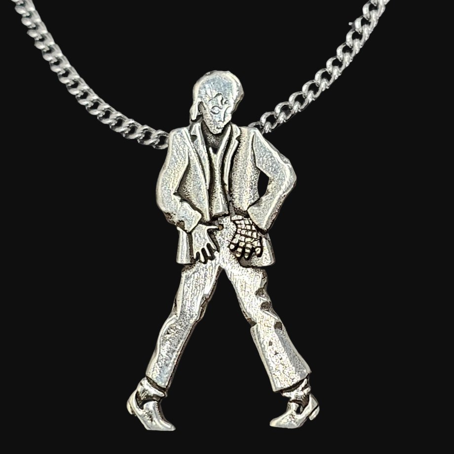 Dije Michael Jackson En Plata 925 3,5 X 1 Cm 2,3 Gr Art 642 - Imagen 4