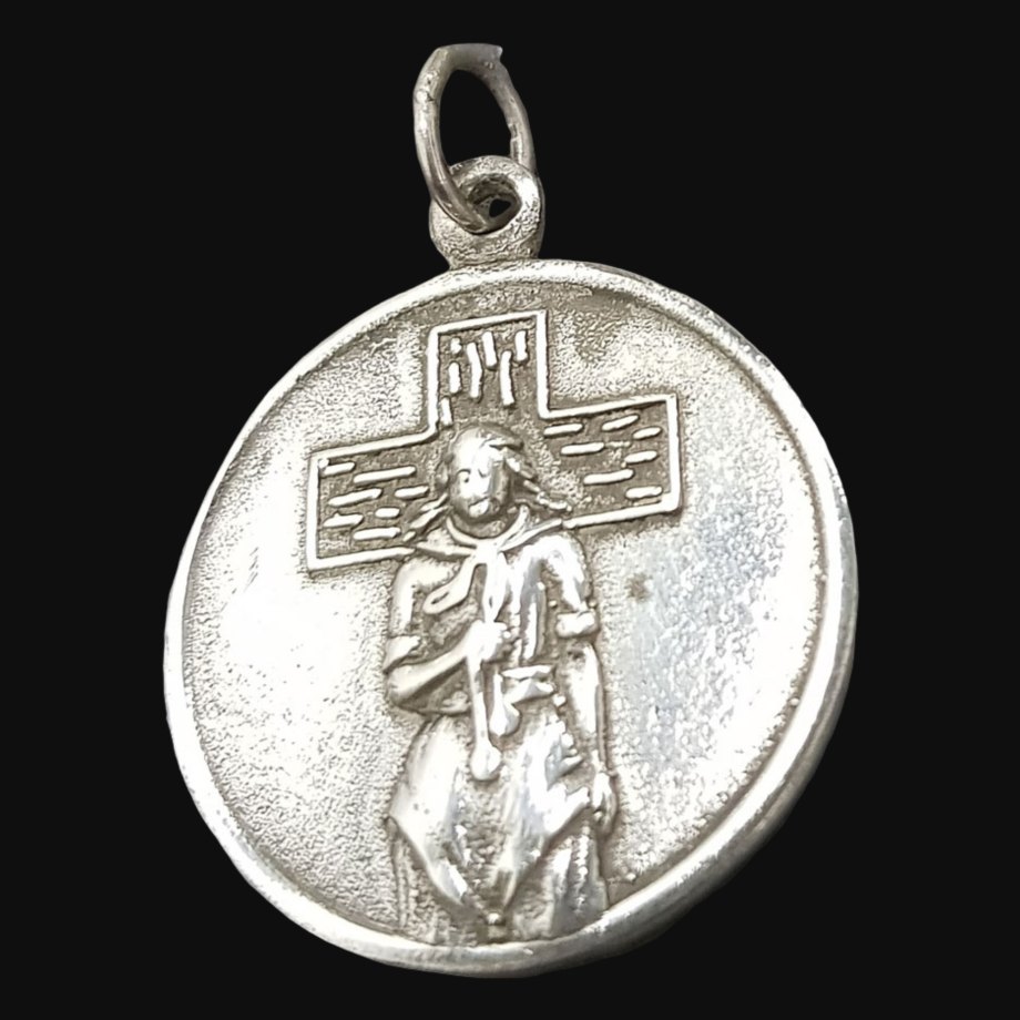 Dije Gauchito Gil En Plata 2,5 Cm 4,4 Gr Art 693 - Imagen 2