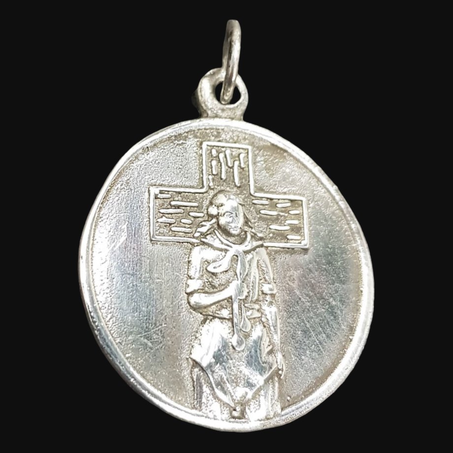 Dije Gauchito Gil En Plata 2,5 Cm 4,4 Gr Art 693 - Imagen 3