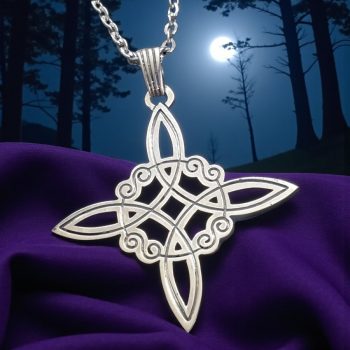 Medalla Nudo De Bruja En Plata En 5 Cm 8 Gr Plata Art 1296