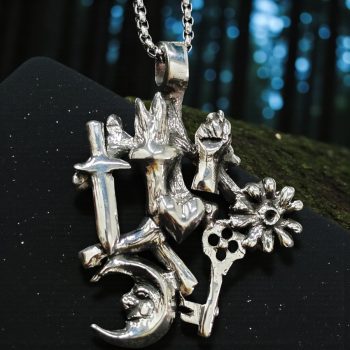 Dije Wicca Cimaruta Nudo De Bruja Plata 4 Cm 17 Gr Art 1731