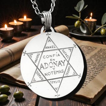 Talisman Adonis y Talismán Hombre Dominador 3,5 Cm 12 Gr en Plata Art 1675