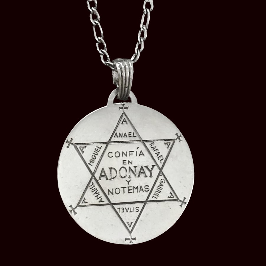 Talismán Hombre Dominador y Talismán Adonis 3,5 Cm 12 Gr en Plata Art 1675 - Imagen 6