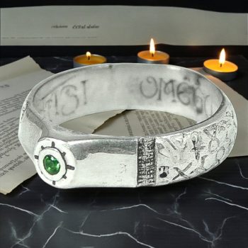 Anillo Rey Salomon Segun San Cipriano En Plata Art 802