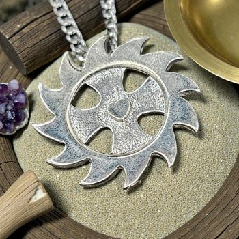 Dije Cruz Orlada En Plata 3 Cm Con Cadena De Acero Art 941