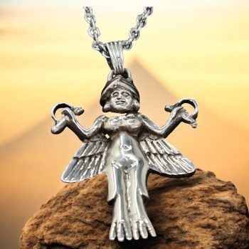 Dije Diosa Pagana Lilith En Plata 4 Cm 12 Gr Art 1442