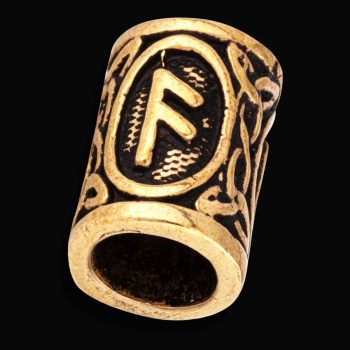 Abalorio Runa Vikingo Ansuz Pelo Barba En Bronce Art 1739