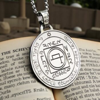 Dije Salomón Quinto Pentaculo consagrado al Sol Plata 3 Cm 14 Gr Art 1733