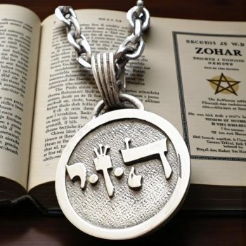 Dije Kabbalah INFLUENCIA ANGELICAL Yud Zain Hei NOMBRE DE DIOS 09 HAZAYAEL 2,5 Cm 9 Gr en plata Art 1306