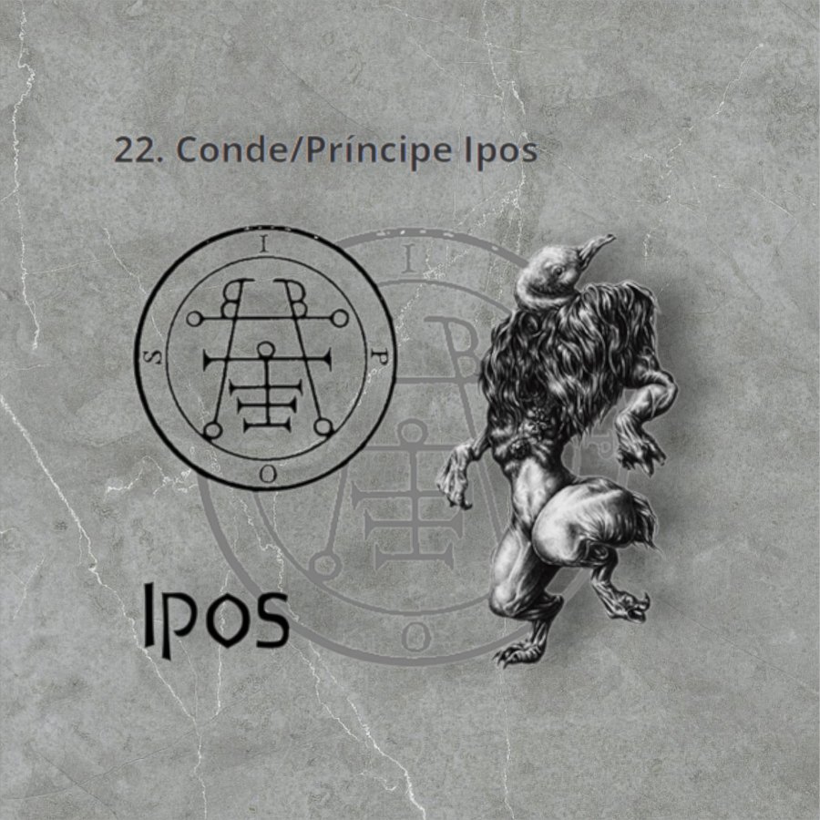 Dije Demonio 22 CONDE PRESIDENTE IPOS y Sello secreto Salomón 72 Demonios Clave menor de Salomón Goetia En Plata 3 x 2,5 cm 12 Gr Art 1881 - Imagen 5