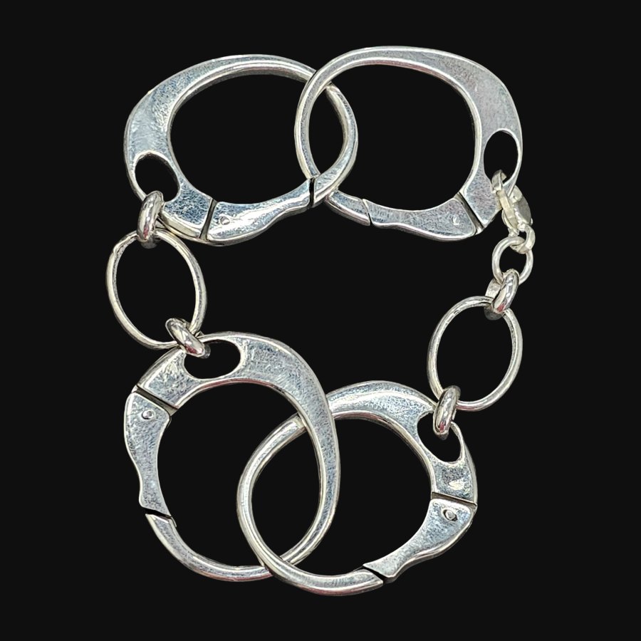 Brazalete De Plata Tipo Keith Richards 65 Gr Art 745 - Imagen 6