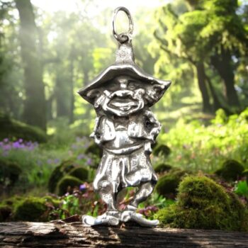 Dije Duende De La Suerte En Plata 3 X 1,5 Cm 6 Gr Protección del hogar y abundancia Art 1046
