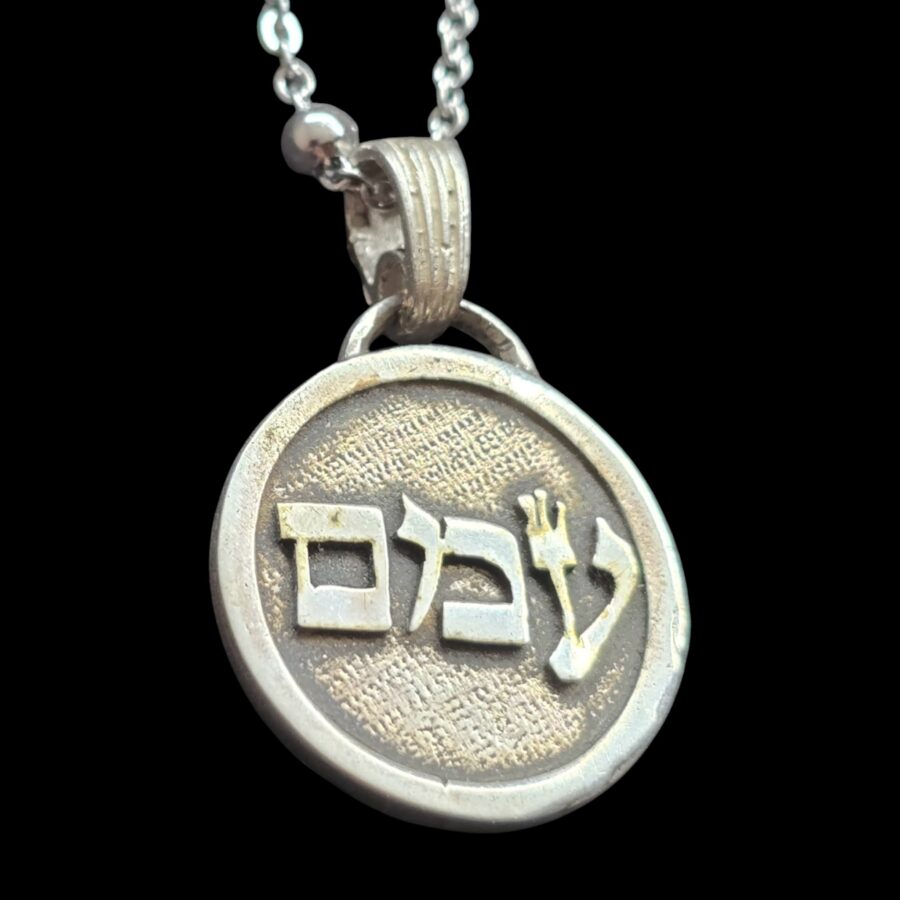 Dije Kabbalah ESCUCHAR EL ALMA Mem Mem Num Nombre de Dios 57 MEMAMIAH 2,5 Cm 9 Gr Art 1947 - Imagen 3
