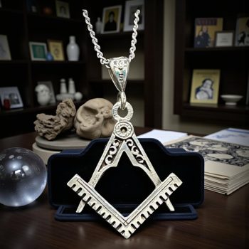 Dije Masónico Grado Aprendíz En Plata 925 2,5 Cm 4,5 gr Art 34