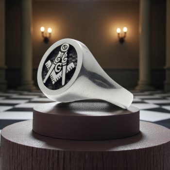 Anillo Masonico Grado Maestro En Plata Masoneria Art 49