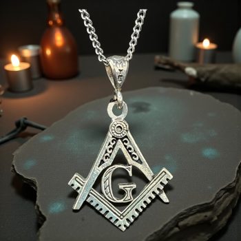 Dije Masónico Grado Compañero En Plata 925 2,5 Cm 4,5 gr Art 53