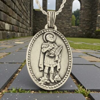 Medalla San Expedito en Plata 925 (4,5 x 2,5 cm – 10 gr) Talismán de Victoria y Protección en Causas Urgentes