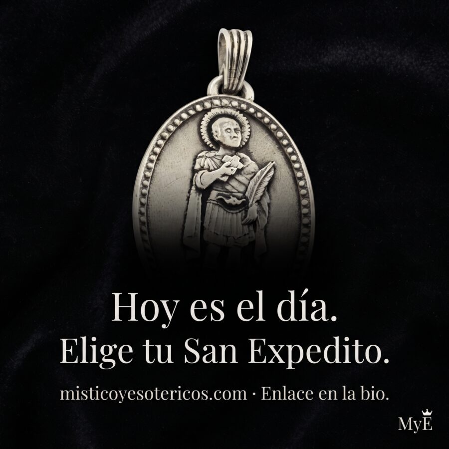 Medalla San Expedito en Plata 925 (4,5 x 2,5 cm – 10 gr) Talismán de Victoria y Protección en Causas Urgentes - Imagen 11